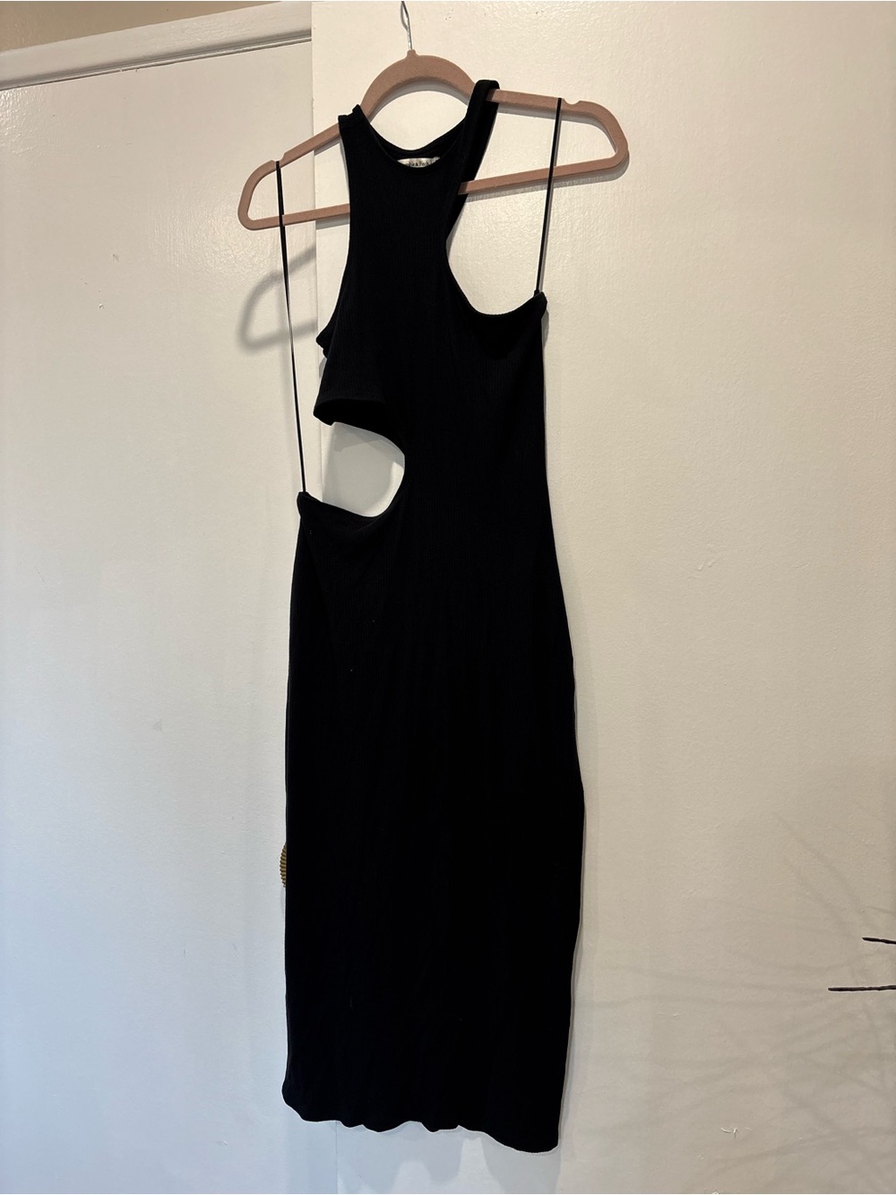 Abercrombie & Fitch Black Cutout Midi Dress